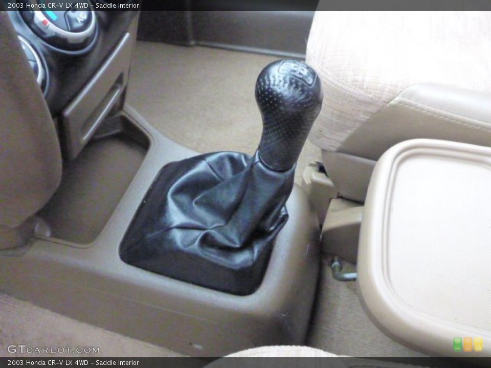 Saddle Interior Transmission for the 2003 Honda CR-V LX 4WD #80008019