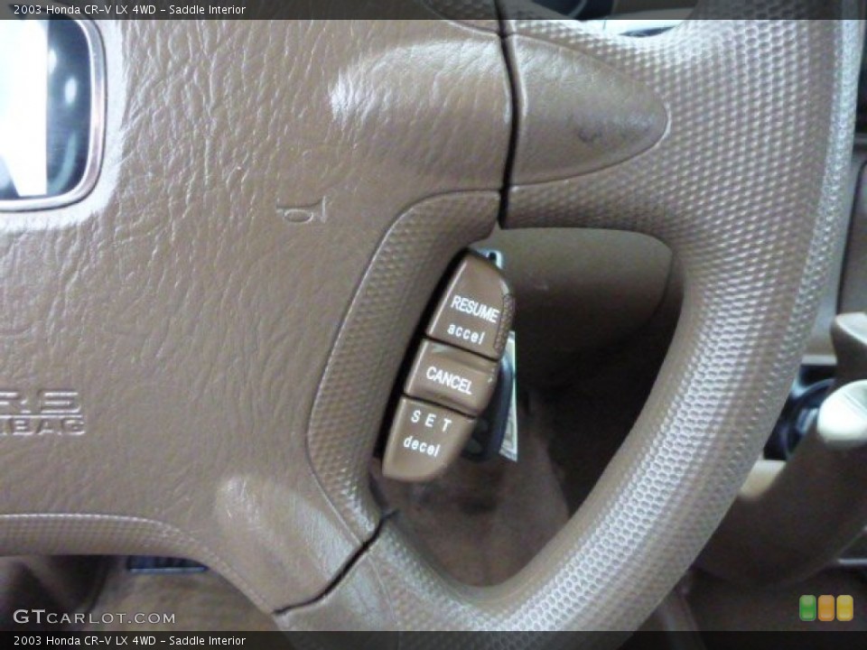 Saddle Interior Controls for the 2003 Honda CR-V LX 4WD #80008059