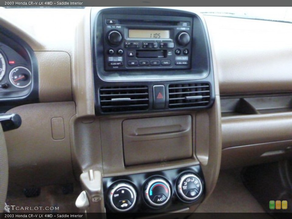 Saddle Interior Controls for the 2003 Honda CR-V LX 4WD #80008075