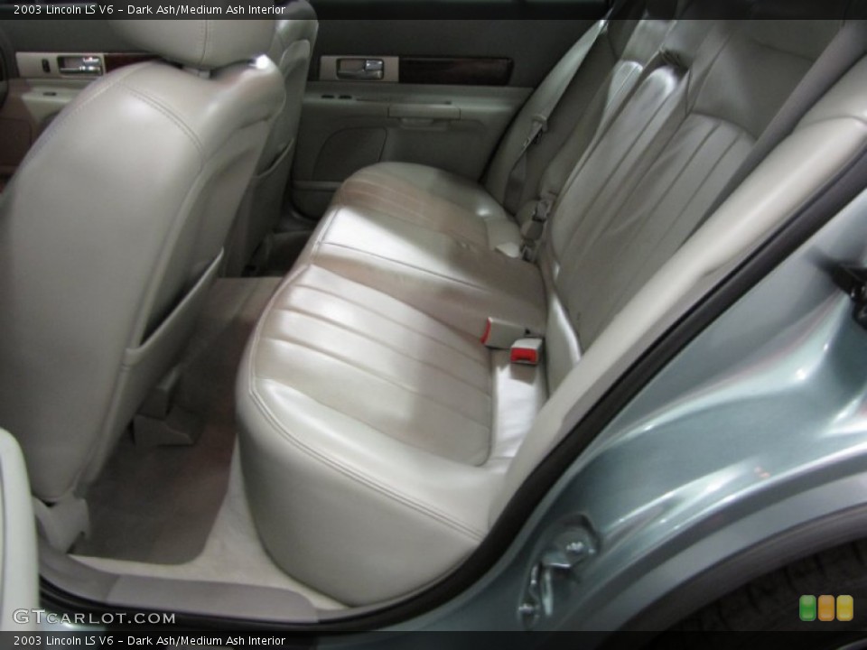 Dark Ash/Medium Ash Interior Rear Seat for the 2003 Lincoln LS V6 #80008497