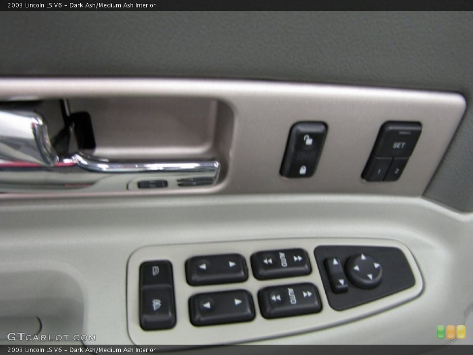 Dark Ash/Medium Ash Interior Controls for the 2003 Lincoln LS V6 #80008572