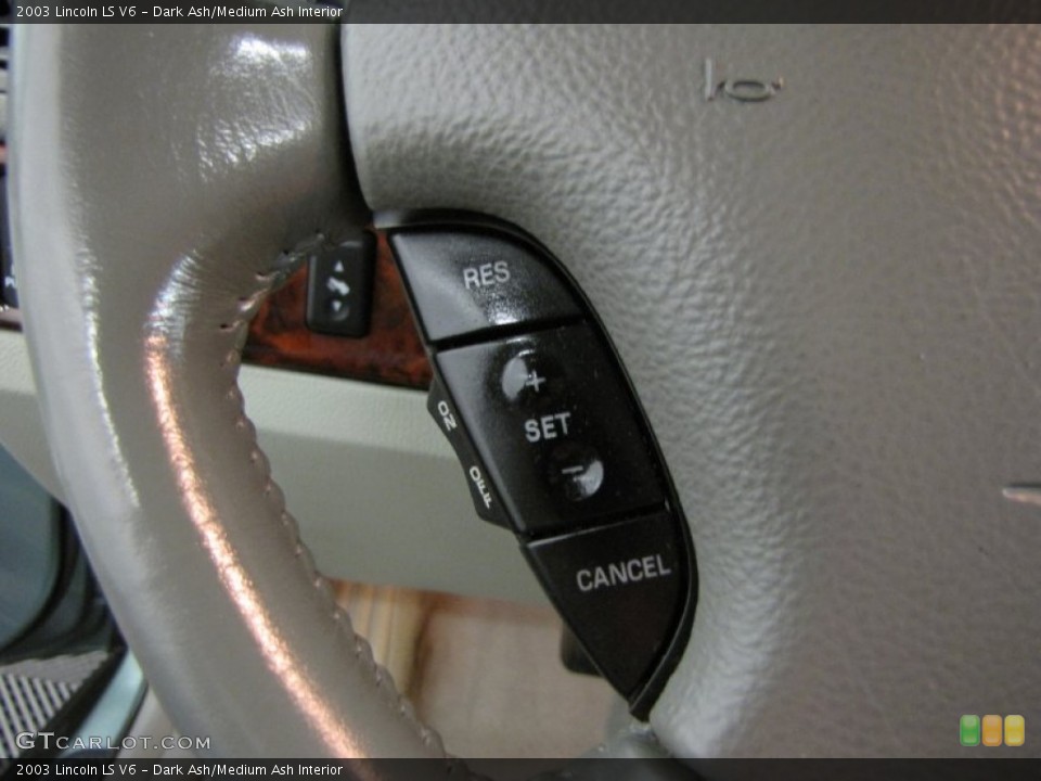 Dark Ash/Medium Ash Interior Controls for the 2003 Lincoln LS V6 #80008677