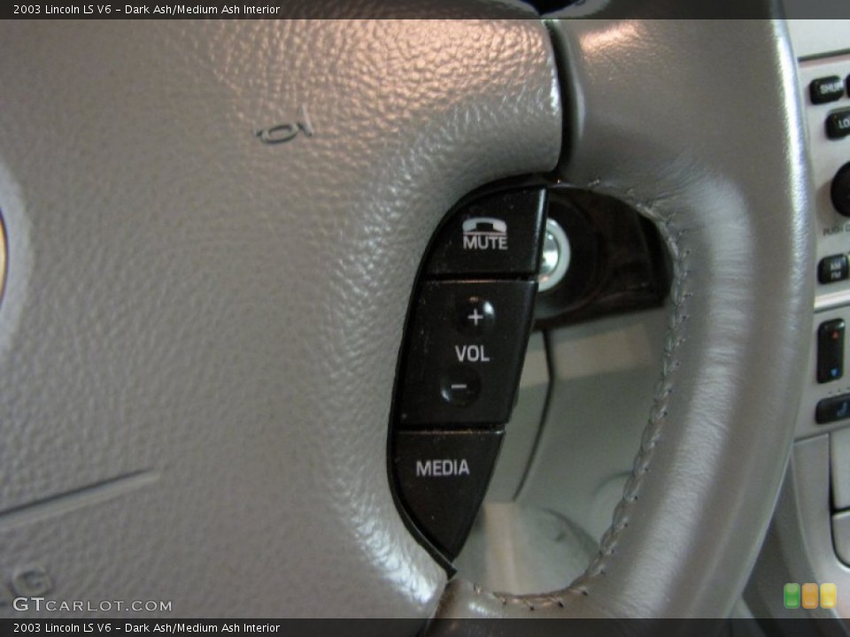 Dark Ash/Medium Ash Interior Controls for the 2003 Lincoln LS V6 #80008701