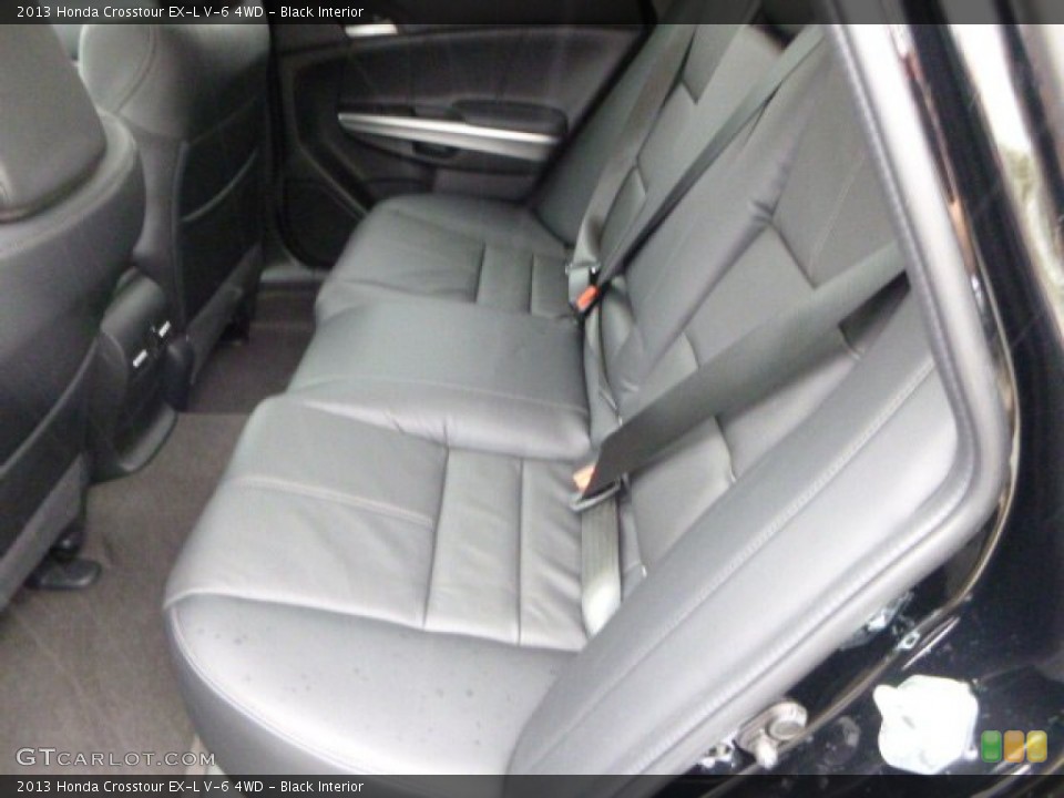 Black Interior Rear Seat for the 2013 Honda Crosstour EX-L V-6 4WD #80008702
