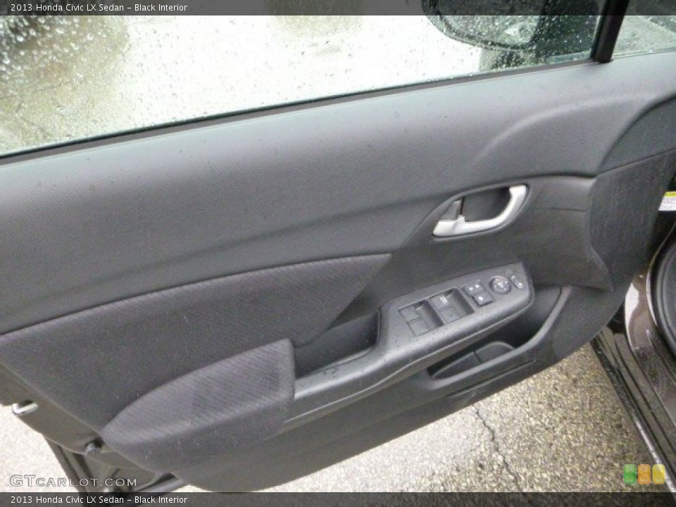 Black Interior Door Panel for the 2013 Honda Civic LX Sedan #80010332