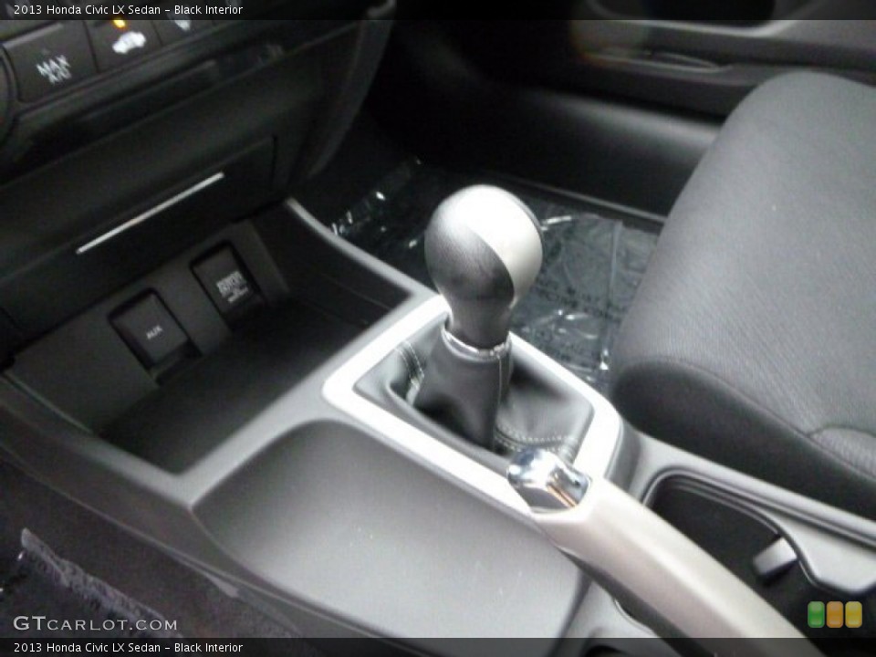 Black Interior Transmission for the 2013 Honda Civic LX Sedan #80010350