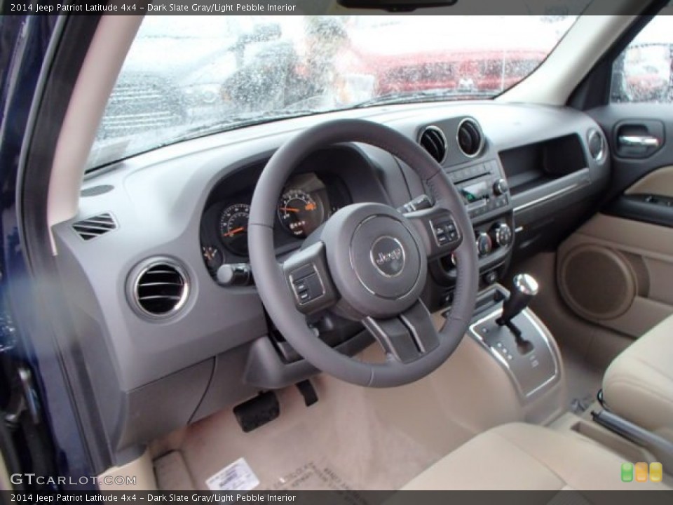 Dark Slate Gray/Light Pebble Interior Dashboard for the 2014 Jeep Patriot Latitude 4x4 #80011364