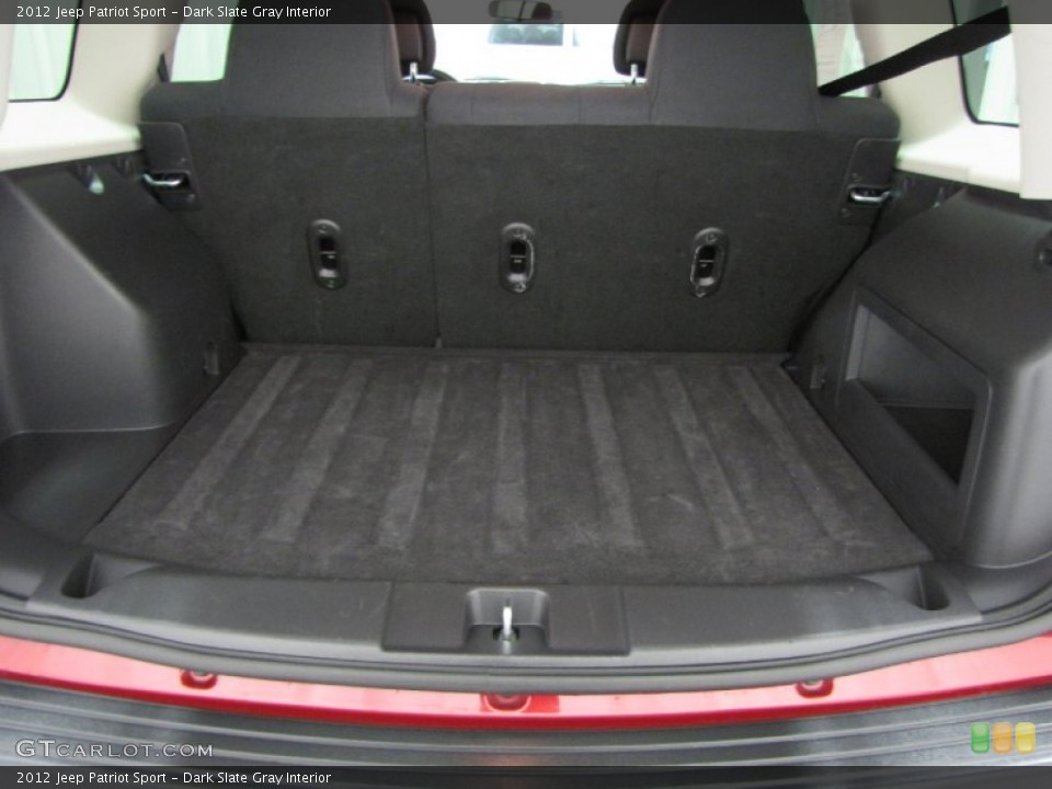 Dark Slate Gray Interior Trunk for the 2012 Jeep Patriot Sport #80012115