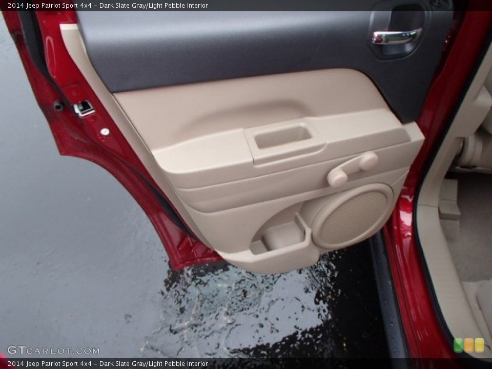 Dark Slate Gray/Light Pebble Interior Door Panel for the 2014 Jeep Patriot Sport 4x4 #80012149