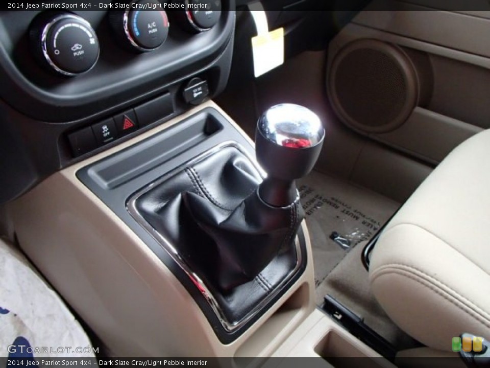 Dark Slate Gray/Light Pebble Interior Transmission for the 2014 Jeep Patriot Sport 4x4 #80012201