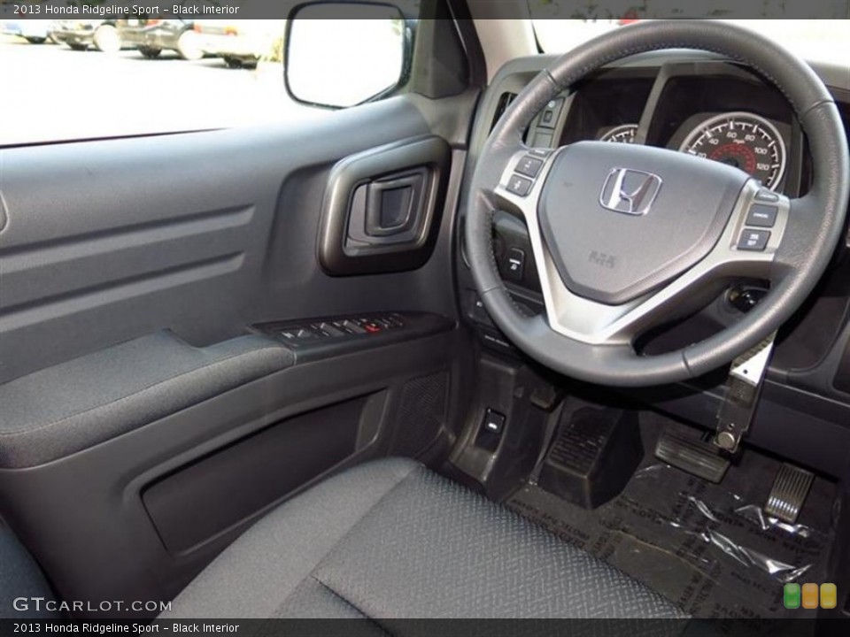 Black Interior Steering Wheel for the 2013 Honda Ridgeline Sport #80013026
