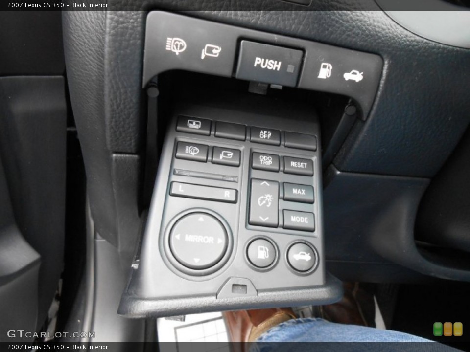 Black Interior Controls for the 2007 Lexus GS 350 #80013336
