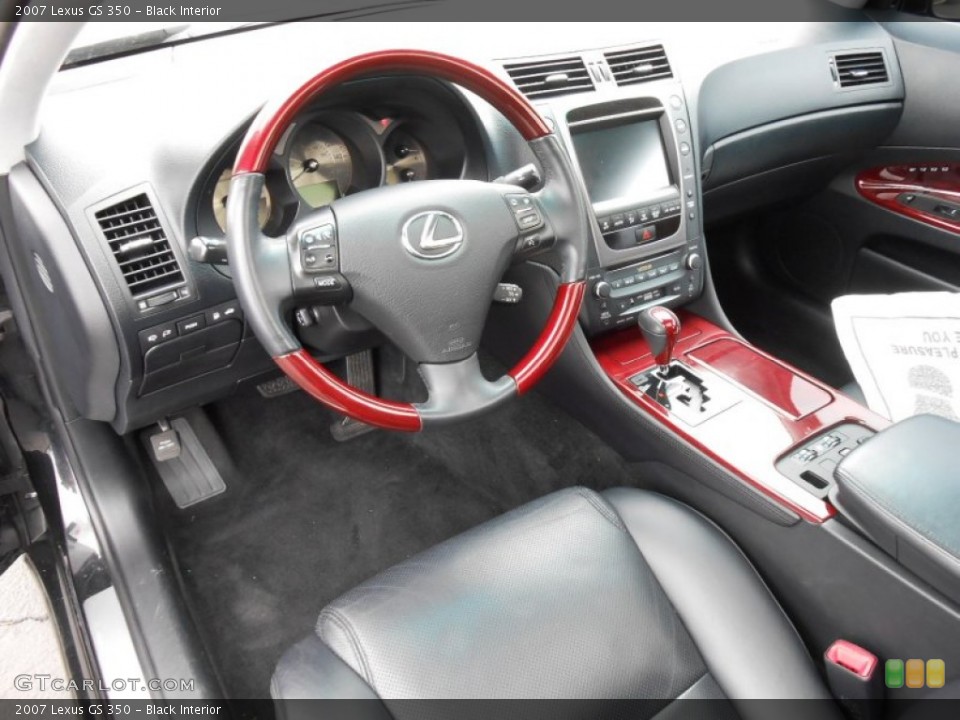 Black 2007 Lexus GS Interiors