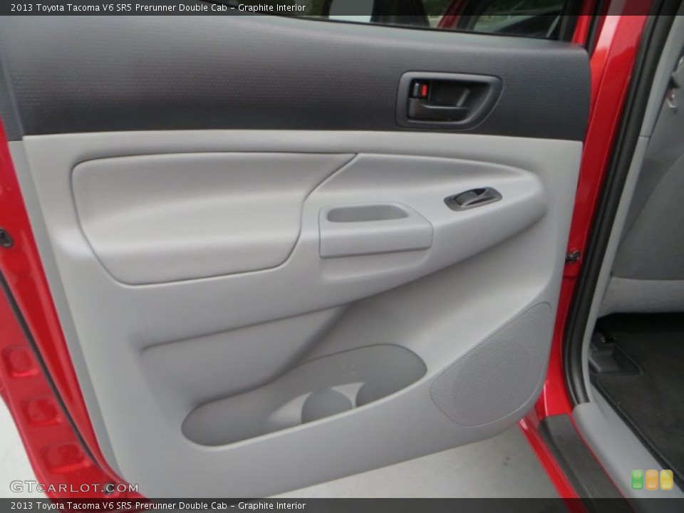 Graphite Interior Door Panel for the 2013 Toyota Tacoma V6 SR5 Prerunner Double Cab #80013412