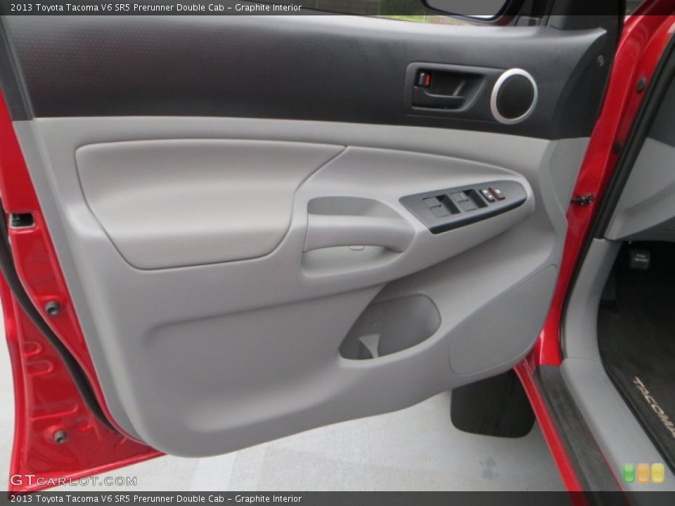 Graphite Interior Door Panel for the 2013 Toyota Tacoma V6 SR5 Prerunner Double Cab #80013452