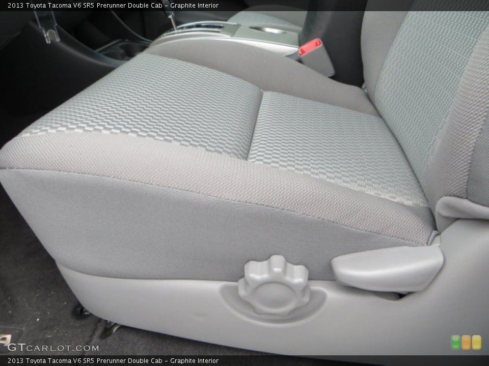Graphite Interior Front Seat for the 2013 Toyota Tacoma V6 SR5 Prerunner Double Cab #80013488