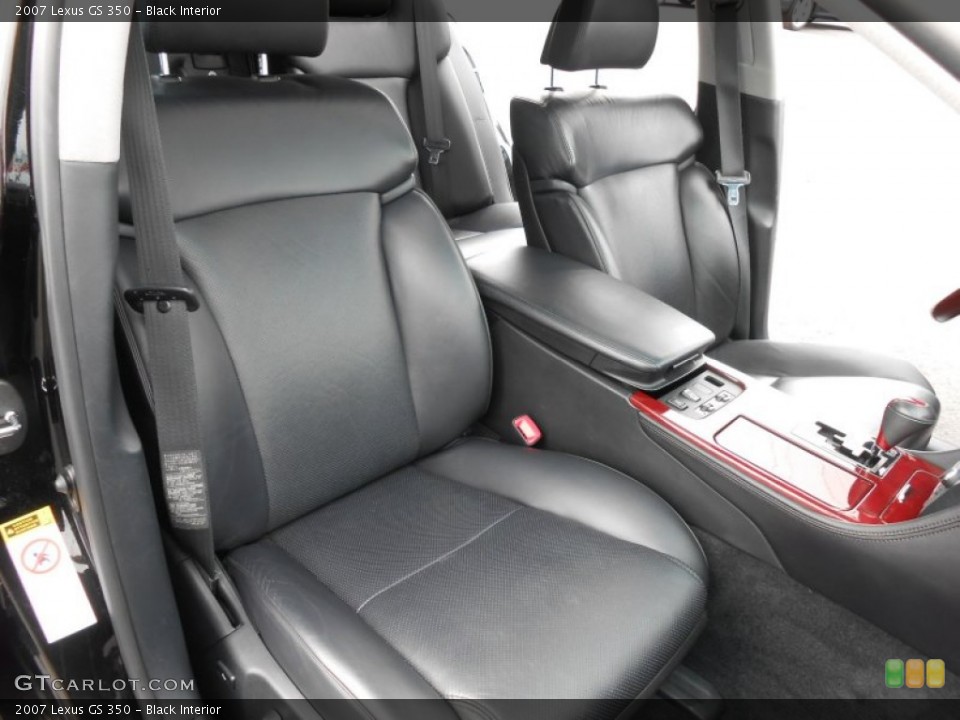 Black Interior Photo for the 2007 Lexus GS 350 #80013569