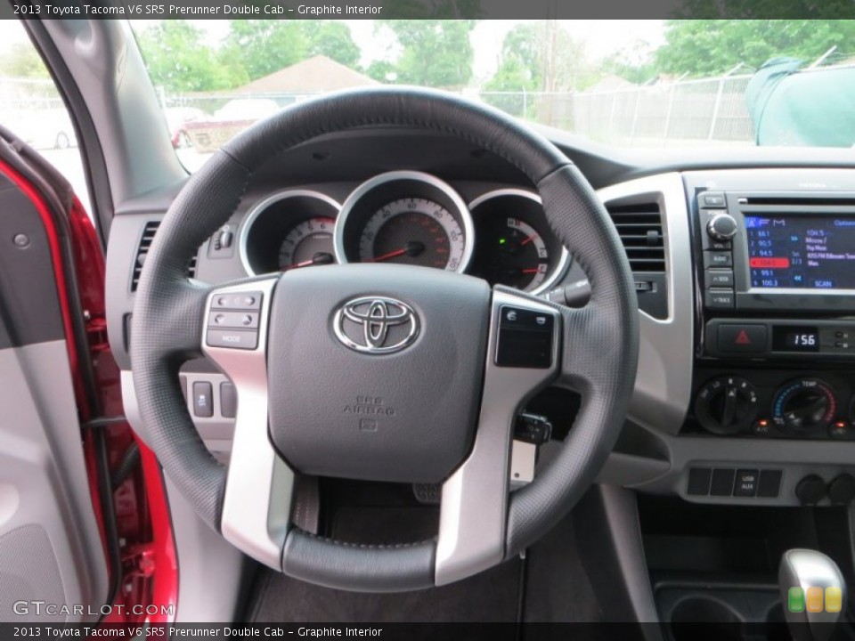 Graphite Interior Steering Wheel for the 2013 Toyota Tacoma V6 SR5 Prerunner Double Cab #80013587