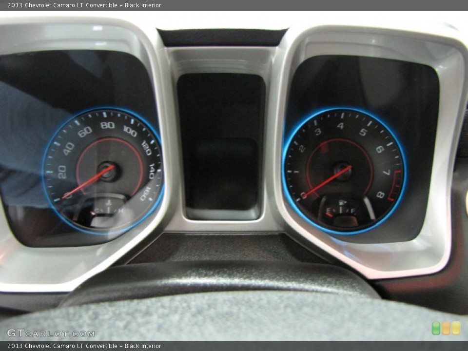Black Interior Gauges for the 2013 Chevrolet Camaro LT Convertible #80013800
