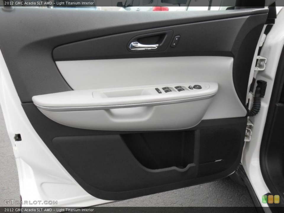 Light Titanium Interior Door Panel for the 2012 GMC Acadia SLT AWD #80014118
