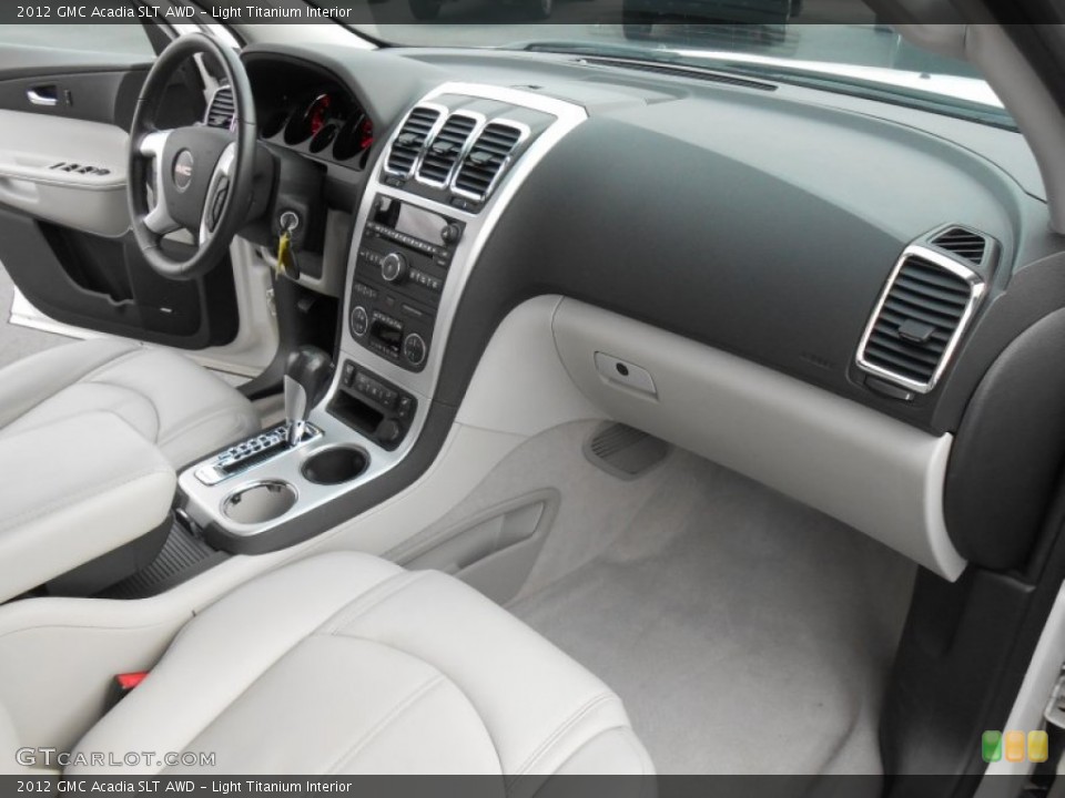 Light Titanium Interior Dashboard for the 2012 GMC Acadia SLT AWD #80014184