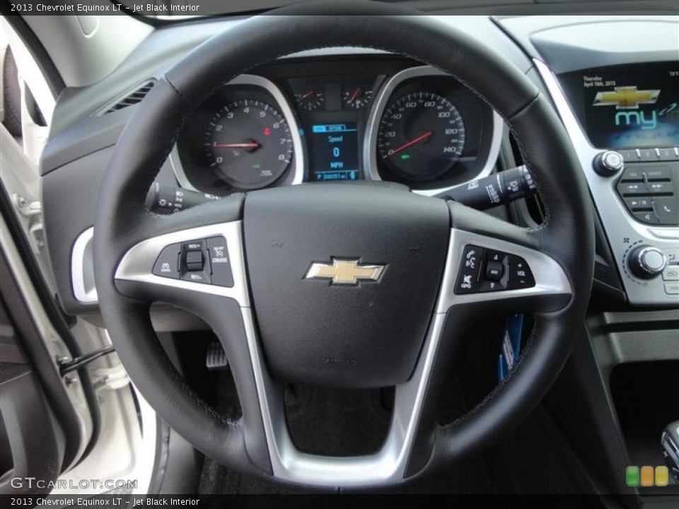 Jet Black Interior Steering Wheel for the 2013 Chevrolet Equinox LT #80014204