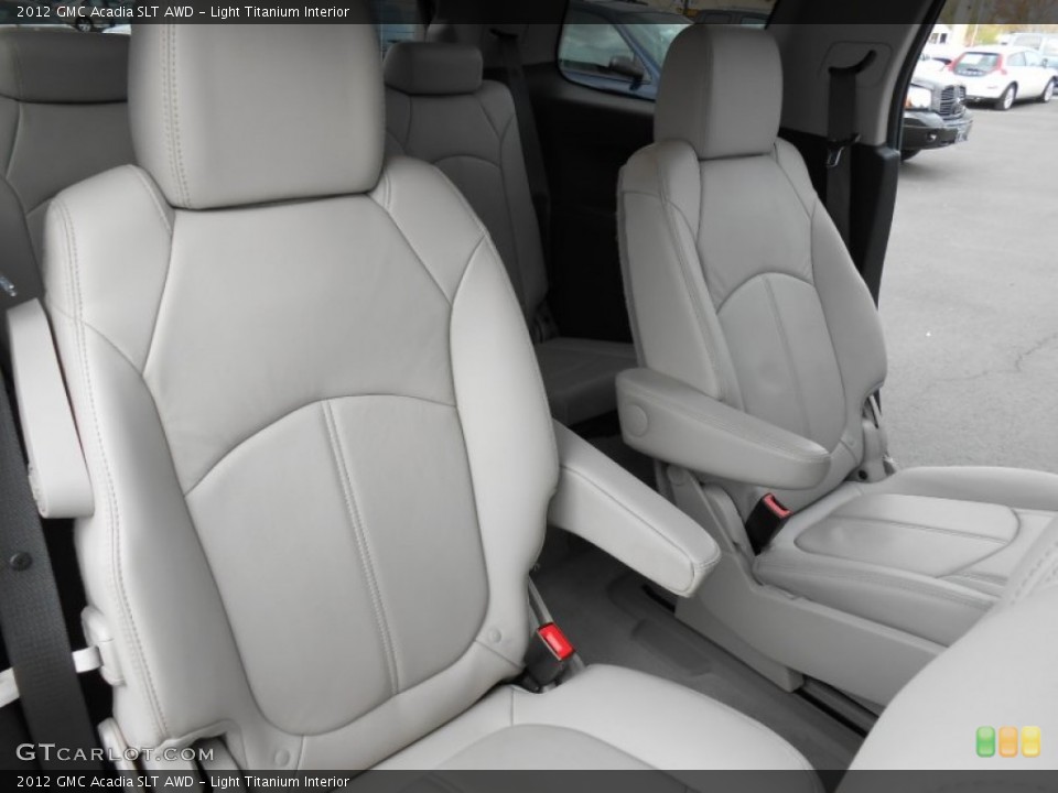 Light Titanium Interior Rear Seat for the 2012 GMC Acadia SLT AWD #80014262