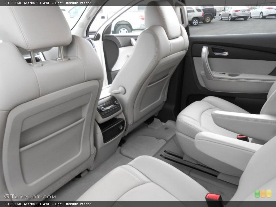 Light Titanium Interior Rear Seat for the 2012 GMC Acadia SLT AWD #80014315