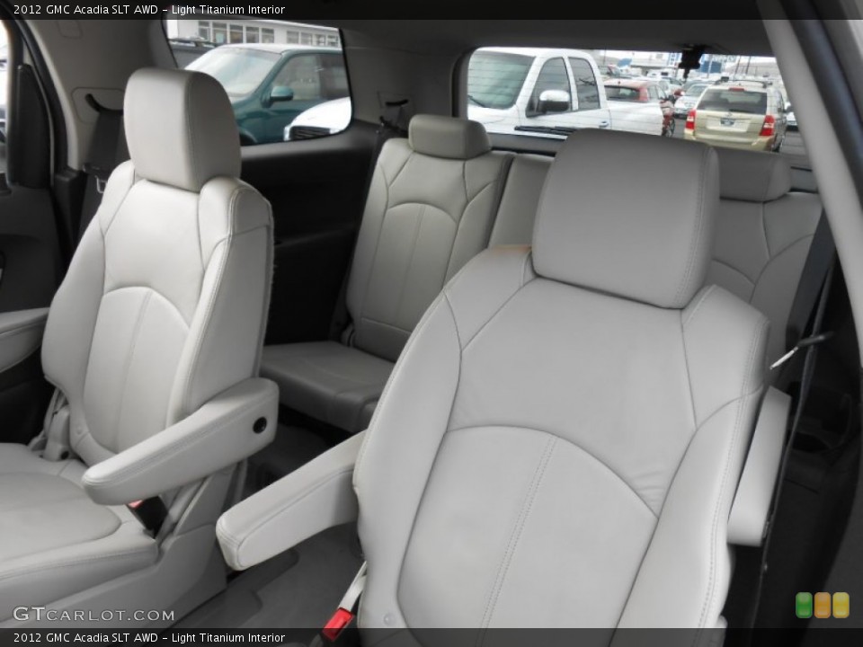 Light Titanium Interior Rear Seat for the 2012 GMC Acadia SLT AWD #80014338
