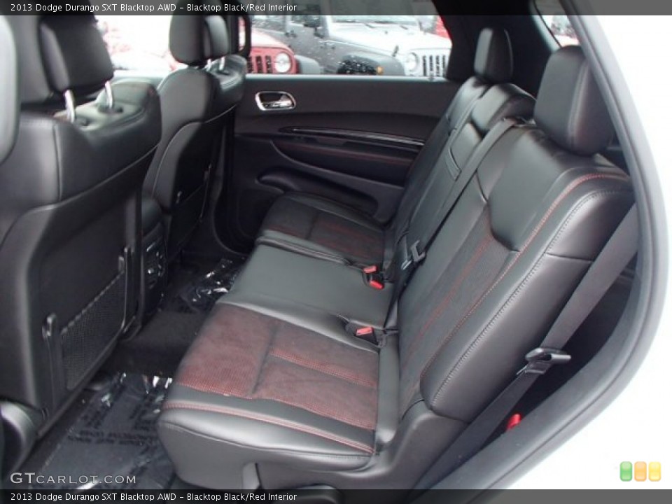 Blacktop Black/Red Interior Rear Seat for the 2013 Dodge Durango SXT Blacktop AWD #80014742