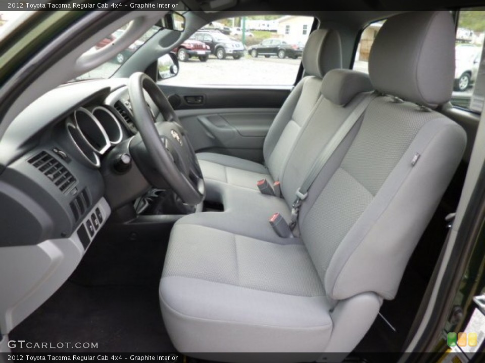 Graphite Interior Photo for the 2012 Toyota Tacoma Regular Cab 4x4 #80015810