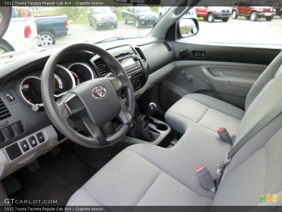 Graphite 2012 Toyota Tacoma Interiors