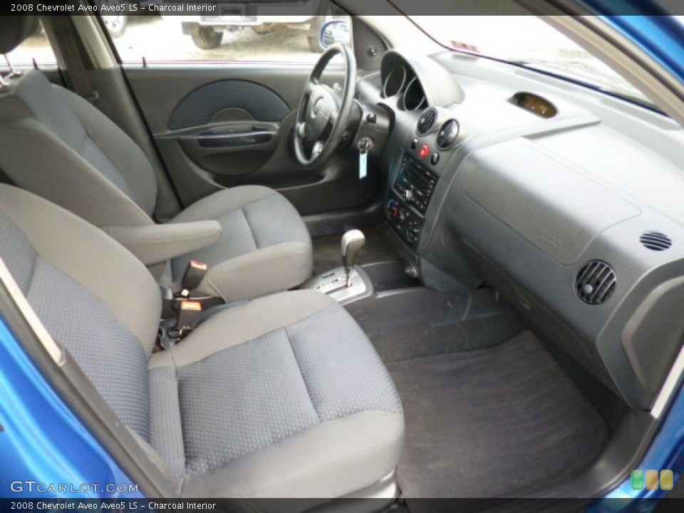 Charcoal Interior Front Seat for the 2008 Chevrolet Aveo Aveo5 LS #80016080