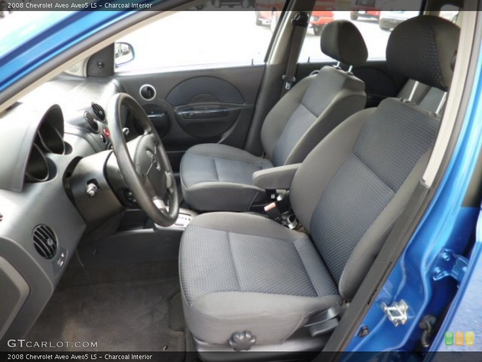 Charcoal Interior Front Seat for the 2008 Chevrolet Aveo Aveo5 LS #80016117