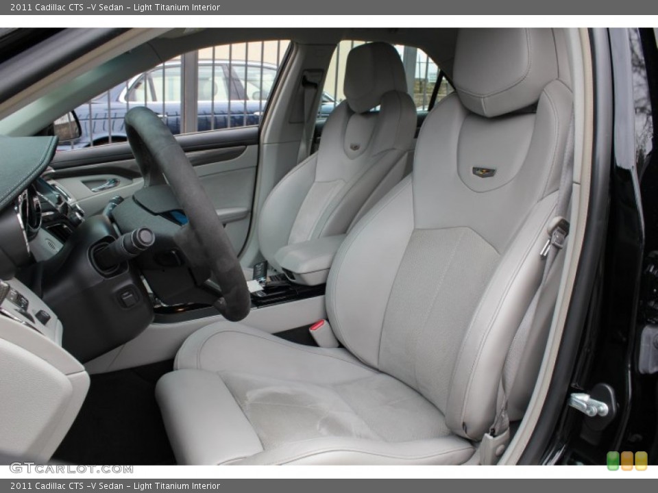 Light Titanium Interior Front Seat for the 2011 Cadillac CTS -V Sedan #80018177