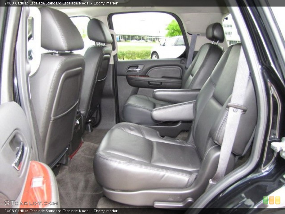 Ebony Interior Rear Seat for the 2008 Cadillac Escalade  #80018652