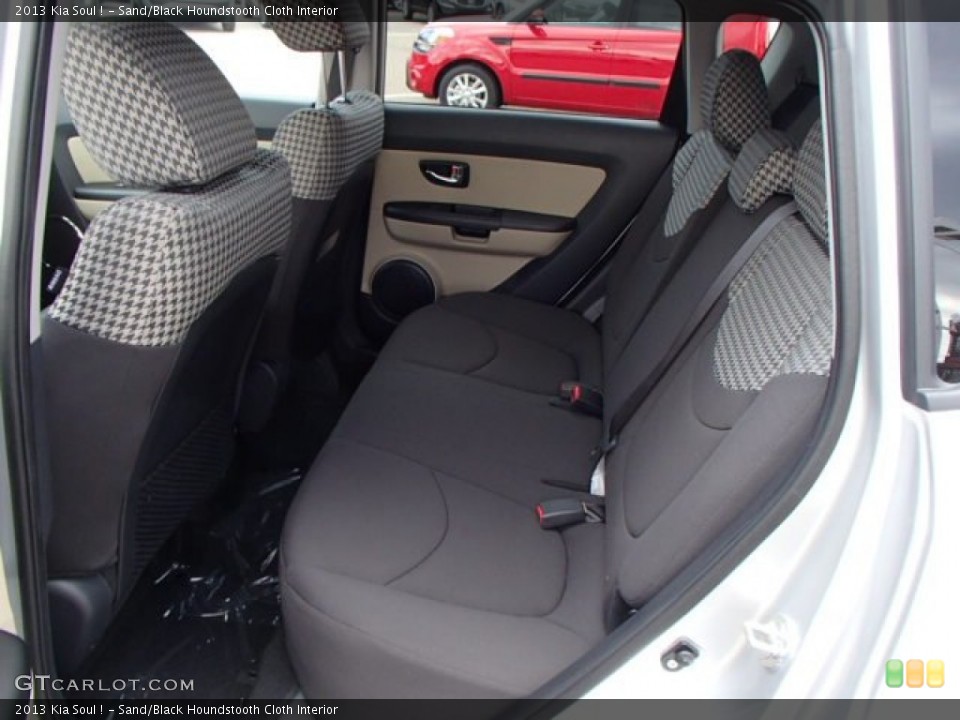 Sand/Black Houndstooth Cloth Interior Rear Seat for the 2013 Kia Soul ! #80018720