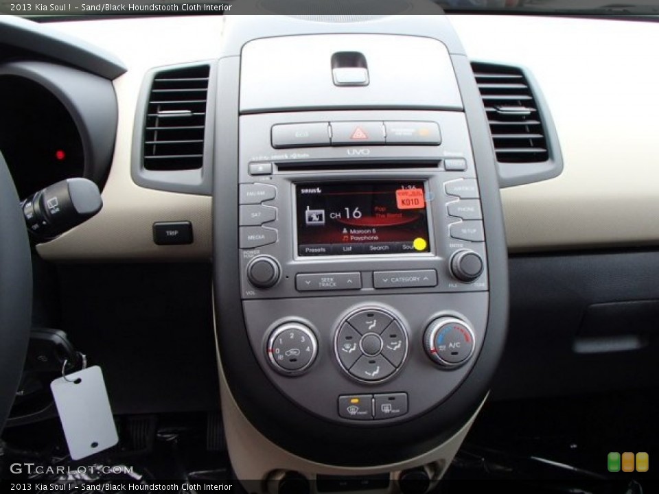 Sand/Black Houndstooth Cloth Interior Controls for the 2013 Kia Soul ! #80018783