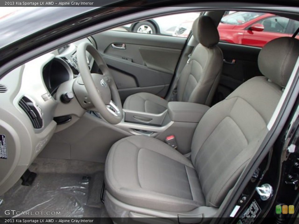 Alpine Gray Interior Front Seat for the 2013 Kia Sportage LX AWD #80019009