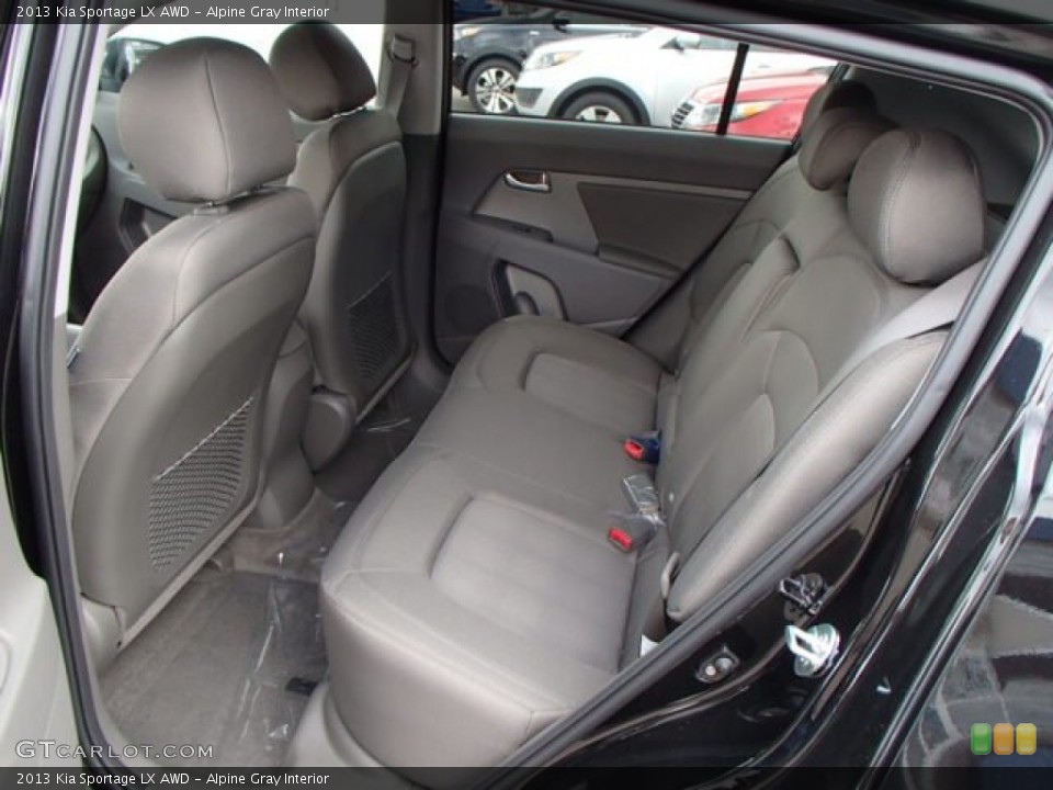 Alpine Gray Interior Rear Seat for the 2013 Kia Sportage LX AWD #80019042