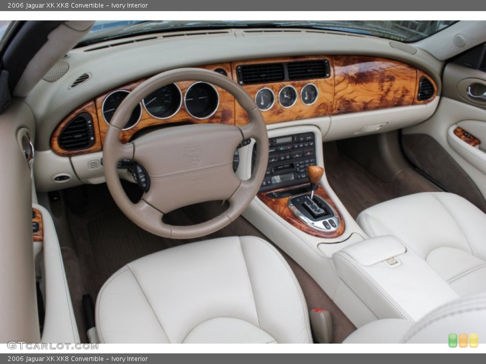 Ivory Interior Prime Interior for the 2006 Jaguar XK XK8 Convertible #80019259