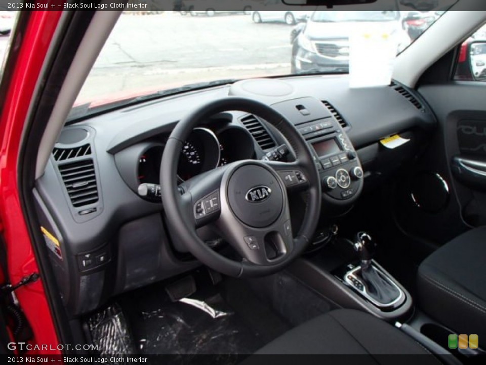 Black Soul Logo Cloth Interior Dashboard for the 2013 Kia Soul + #80019665