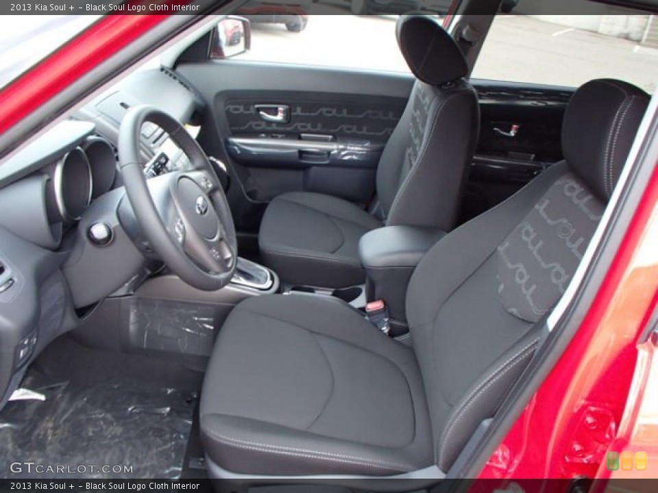 Black Soul Logo Cloth Interior Photo for the 2013 Kia Soul + #80019680
