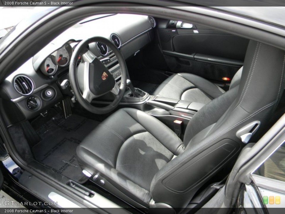 Black Interior Photo for the 2008 Porsche Cayman S #80020701