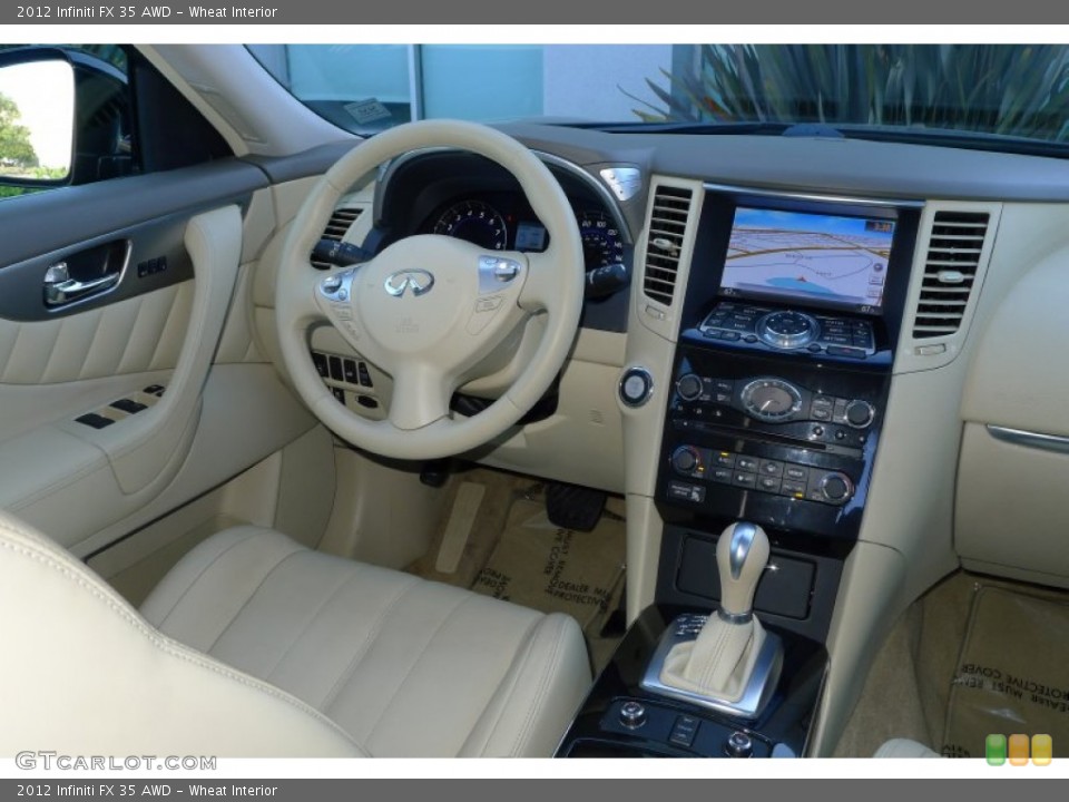 Wheat Interior Dashboard for the 2012 Infiniti FX 35 AWD #80021721