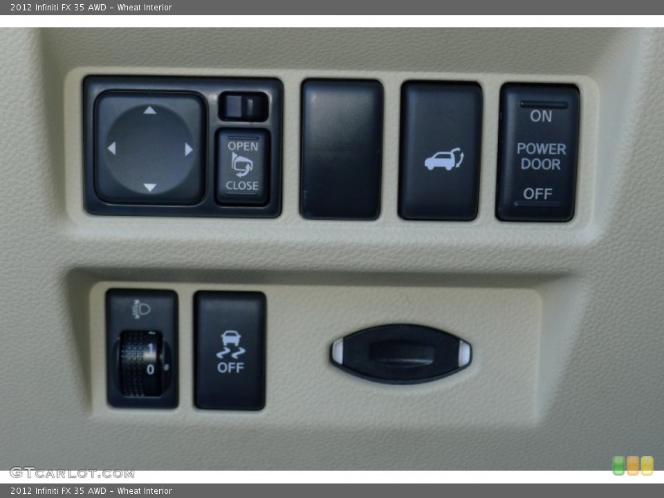 Wheat Interior Controls for the 2012 Infiniti FX 35 AWD #80021803