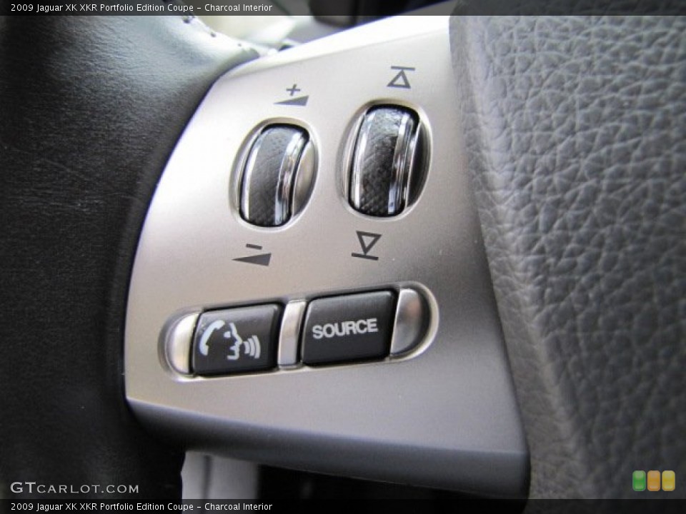 Charcoal Interior Controls for the 2009 Jaguar XK XKR Portfolio Edition Coupe #80022760
