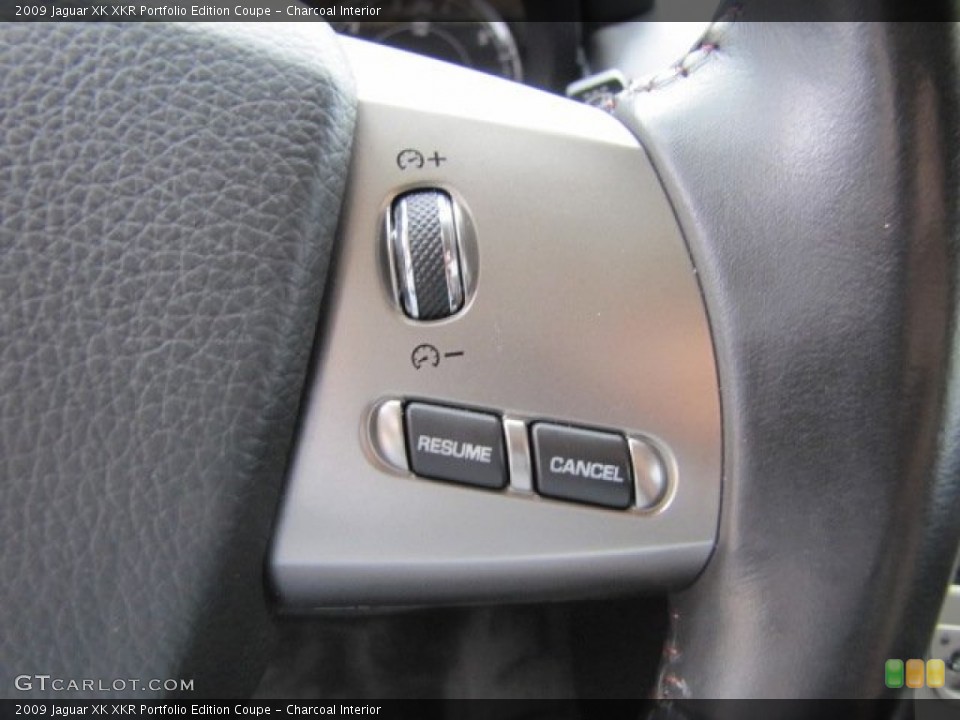 Charcoal Interior Controls for the 2009 Jaguar XK XKR Portfolio Edition Coupe #80022772