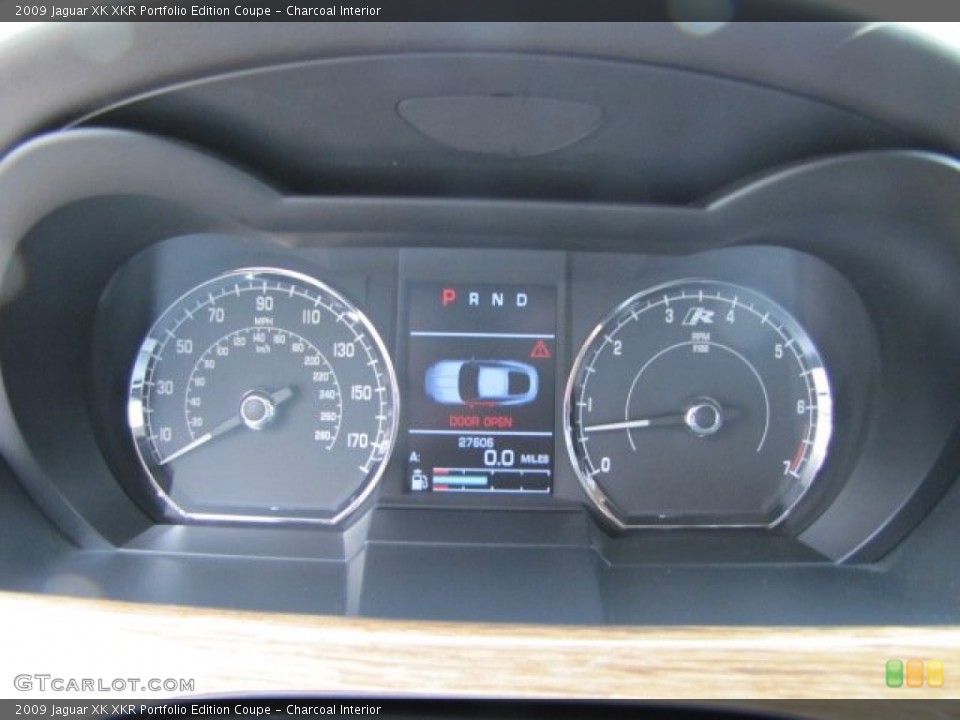 Charcoal Interior Gauges for the 2009 Jaguar XK XKR Portfolio Edition Coupe #80022782