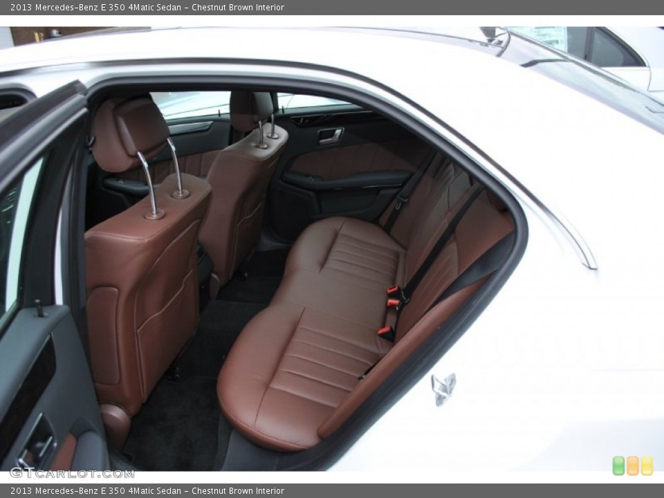 Chestnut Brown 2013 Mercedes-Benz E Interiors